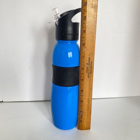 Blue Enviro-Bottle BPA-Free Drink Container With Flip-Up Nozzle Comfort Grip - Picture 14 of 15